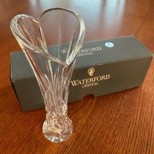 Waterford Crystal Sweetheart Bud Vase - Heartshape